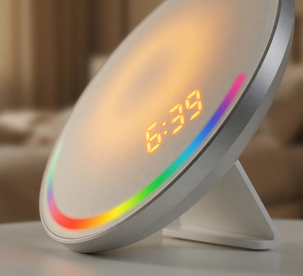 Light that mimics natural sunrise